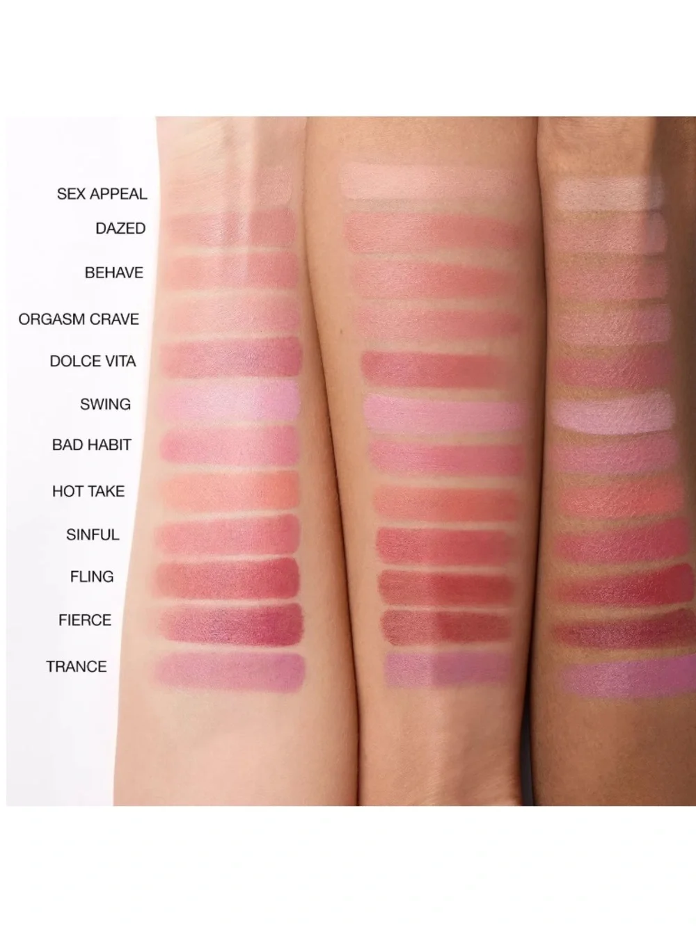 NARS The Multiple Multi Purpose Stick for Lips Cheeks Eyes-Orgasm Crave-Travel
